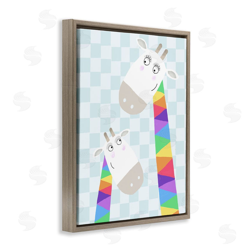 Carla Daly | Rainbow Geometric Giraffe