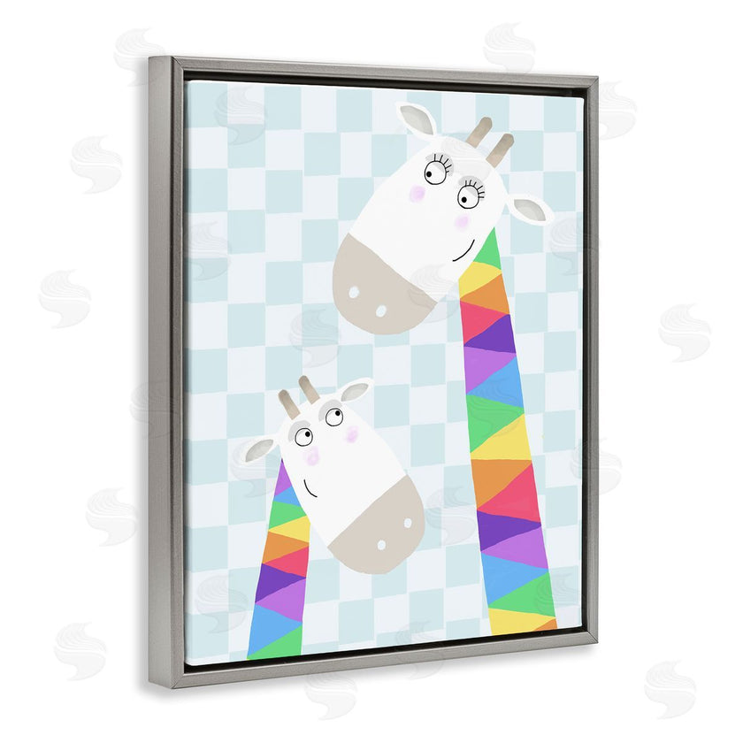 Carla Daly | Rainbow Geometric Giraffe
