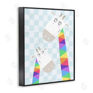 Carla Daly | Rainbow Geometric Giraffe