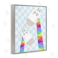 Carla Daly | Rainbow Geometric Giraffe