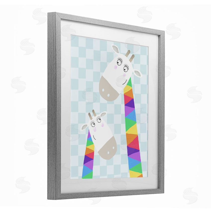 Carla Daly | Rainbow Geometric Giraffe