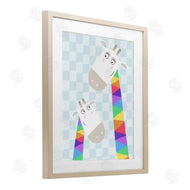 Carla Daly | Rainbow Geometric Giraffe