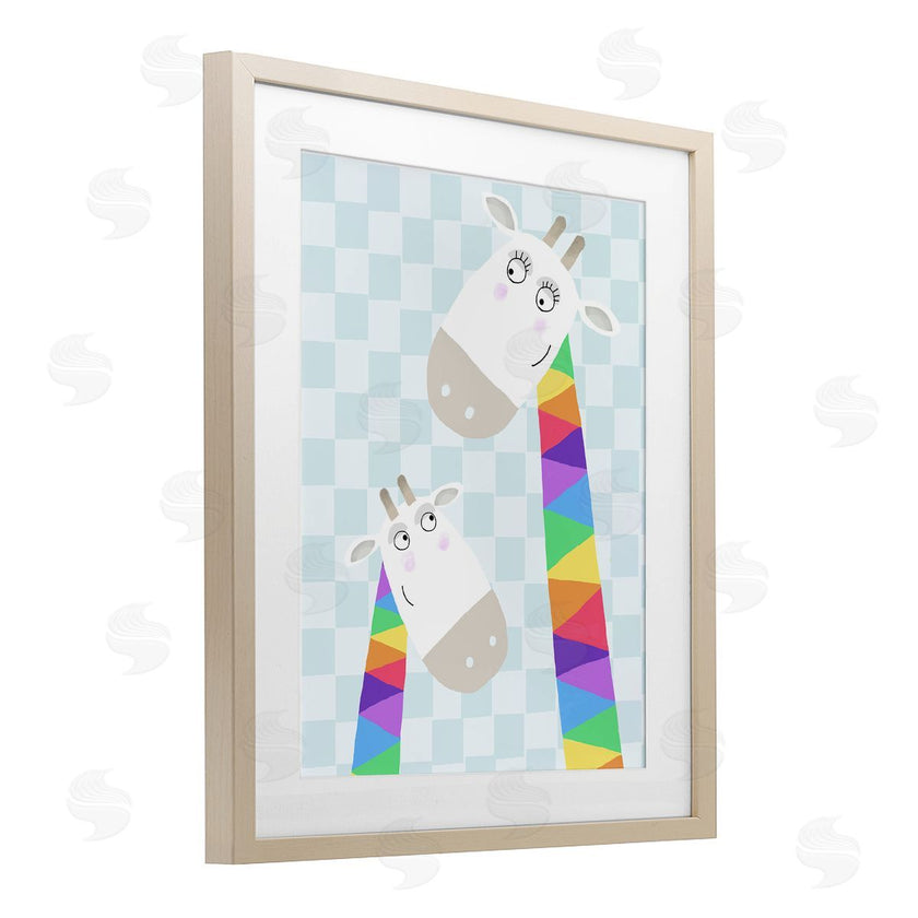 Carla Daly | Rainbow Geometric Giraffe