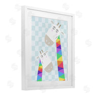 Carla Daly | Rainbow Geometric Giraffe