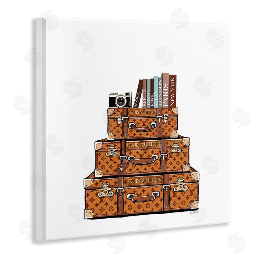 Amanda Greenwood | Trendy Stacked Luggages