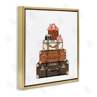 Amanda Greenwood | Luggage with Flowers & Camera