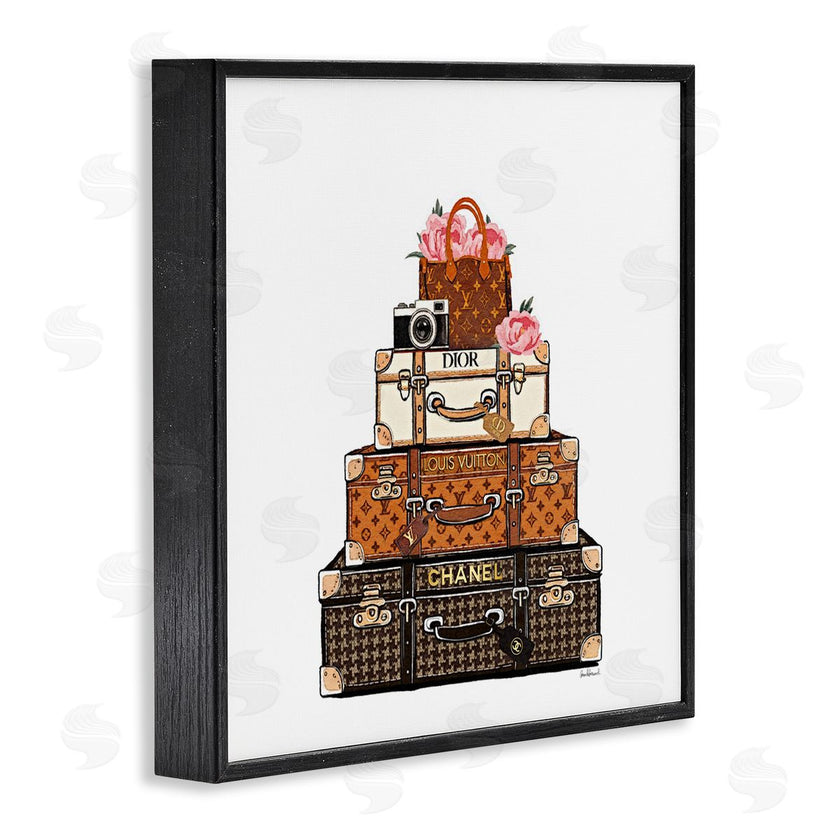 Amanda Greenwood | Luggage with Flowers & Camera