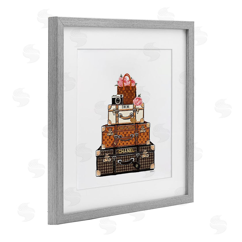 Amanda Greenwood | Luggage with Flowers & Camera
