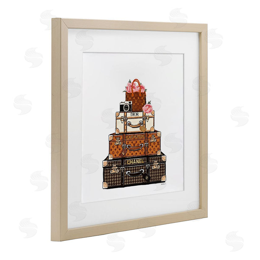 Amanda Greenwood | Luggage with Flowers & Camera