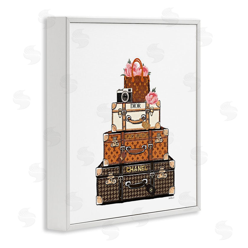 Amanda Greenwood | Luggage with Flowers & Camera