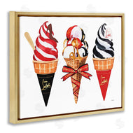 Amanda Greenwood | Red & Black Ice Cream Cones