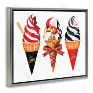 Amanda Greenwood | Red & Black Ice Cream Cones