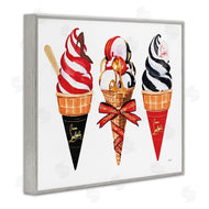 Amanda Greenwood | Red & Black Ice Cream Cones