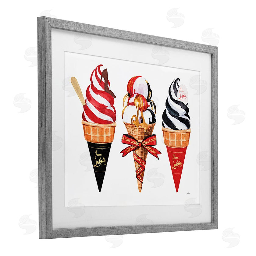 Amanda Greenwood | Red & Black Ice Cream Cones