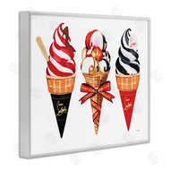 Amanda Greenwood | Red & Black Ice Cream Cones