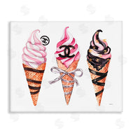Amanda Greenwood | Pink Glam Ice Cream Trio