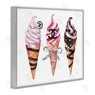 Amanda Greenwood | Pink Glam Ice Cream Trio