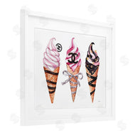 Amanda Greenwood | Pink Glam Ice Cream Trio