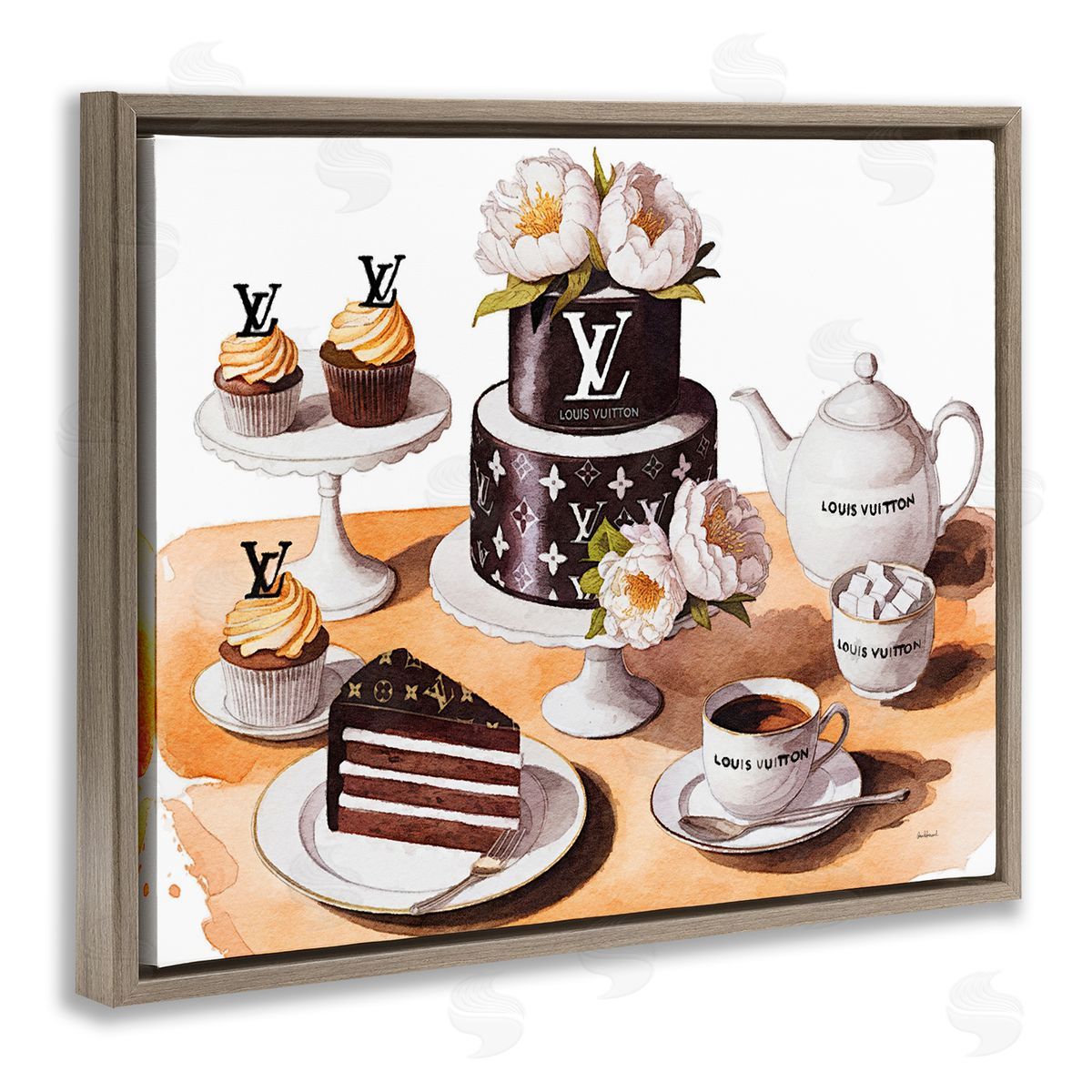 Amanda Greenwood Glam Brand Dessert Spread Canvas Wall Art Print