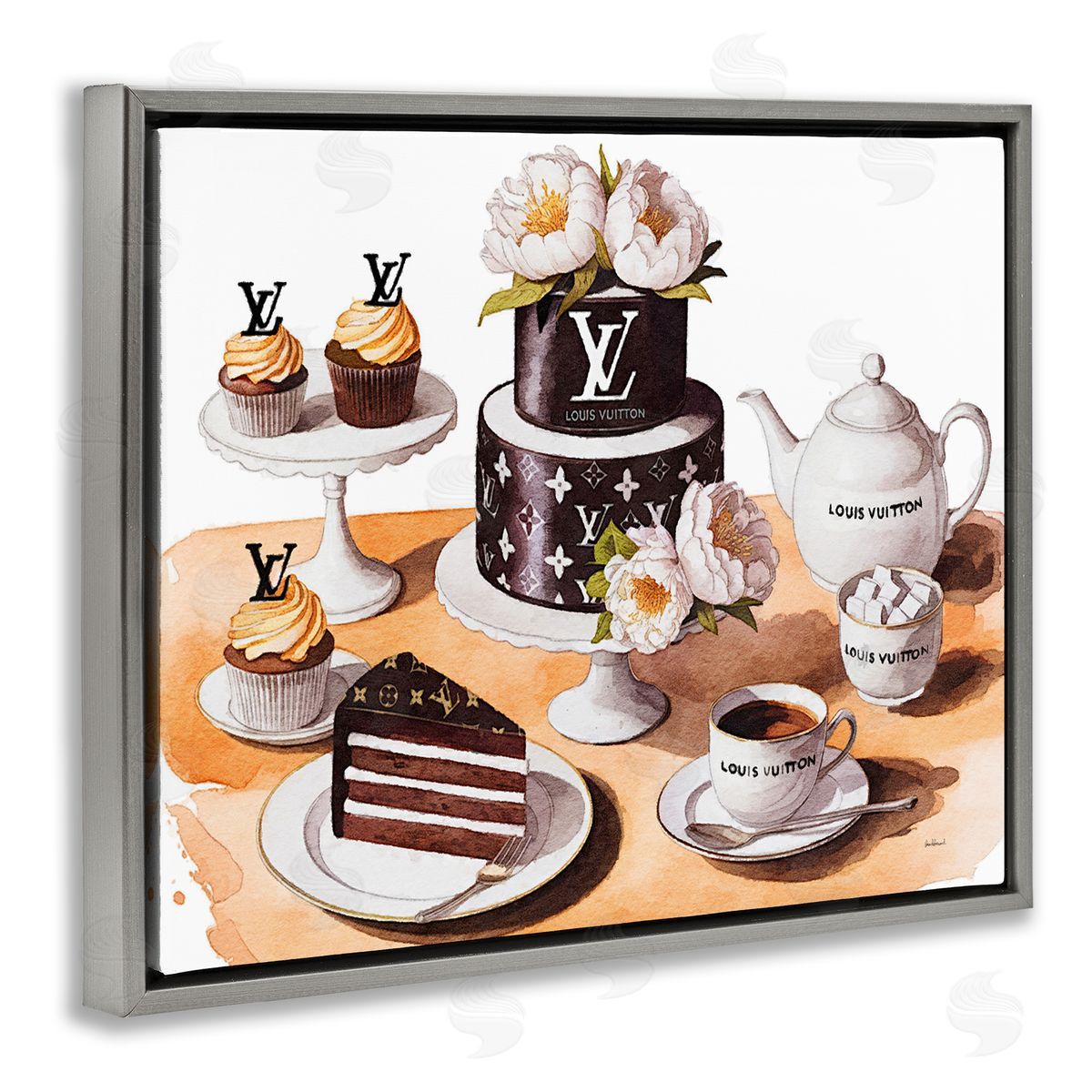Amanda Greenwood Glam Brand Dessert Spread Canvas Wall Art Print