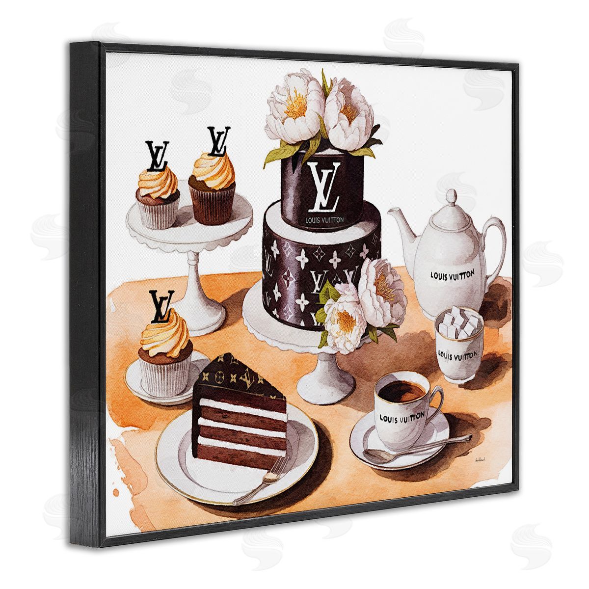 Amanda Greenwood Glam Brand Dessert Spread Canvas Wall Art Print