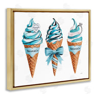 Amanda Greenwood | Blue Glam Ice Cream Cones