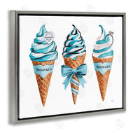 Amanda Greenwood | Blue Glam Ice Cream Cones