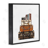 Amanda Greenwood | Stacked Glam Suitcases