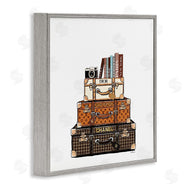 Amanda Greenwood | Stacked Glam Suitcases