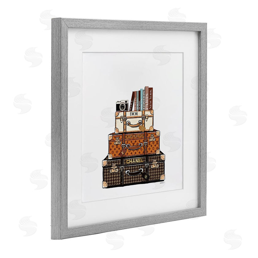 Amanda Greenwood | Stacked Glam Suitcases