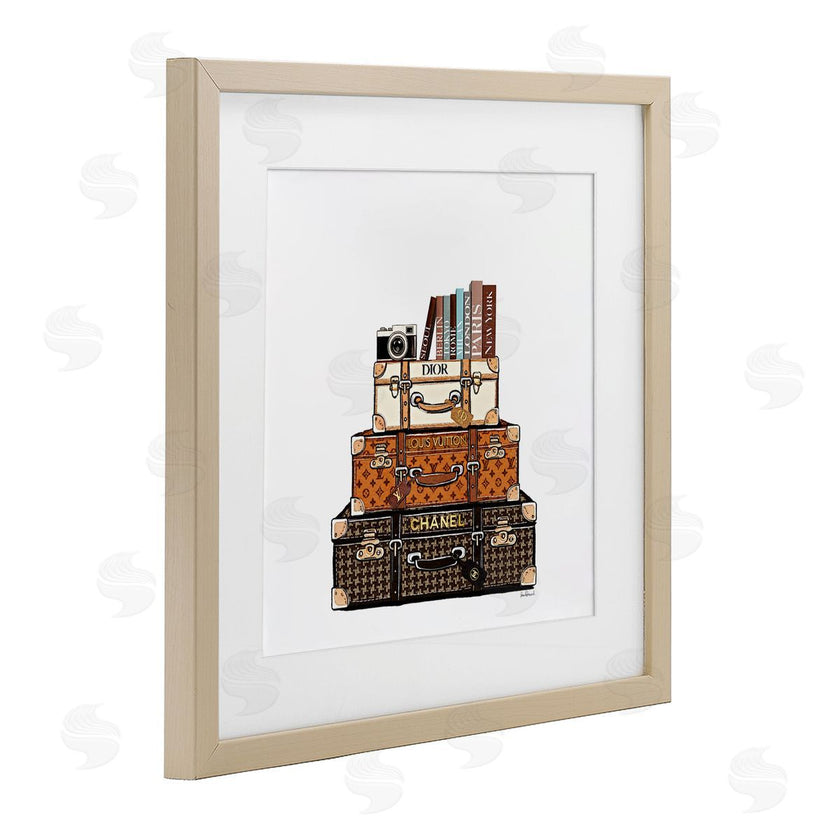 Amanda Greenwood | Stacked Glam Suitcases
