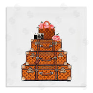 Amanda Greenwood | Suitcases with Flowers & Camera
