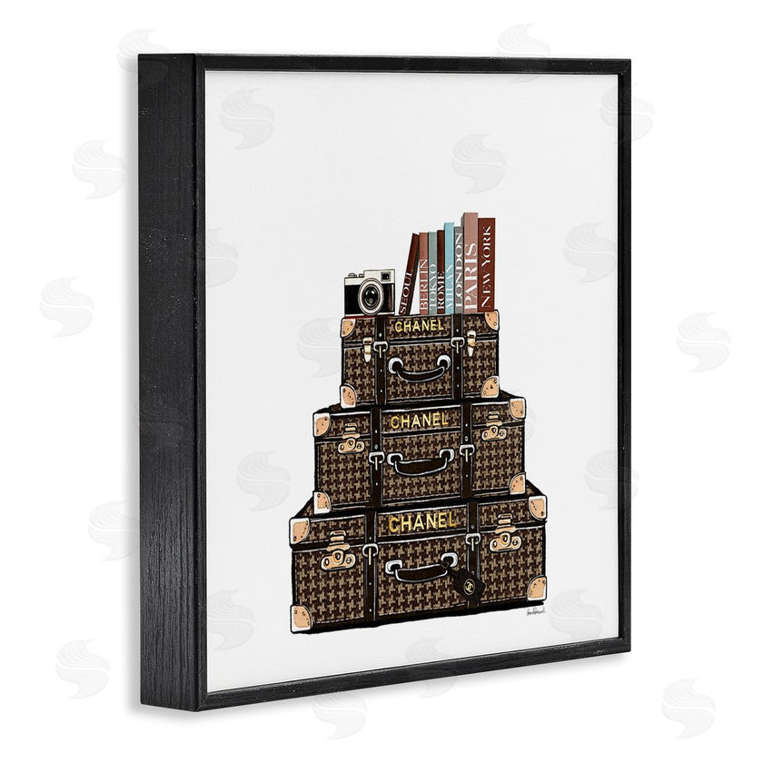 Amanda Greenwood | Piled Luxury Suitcases