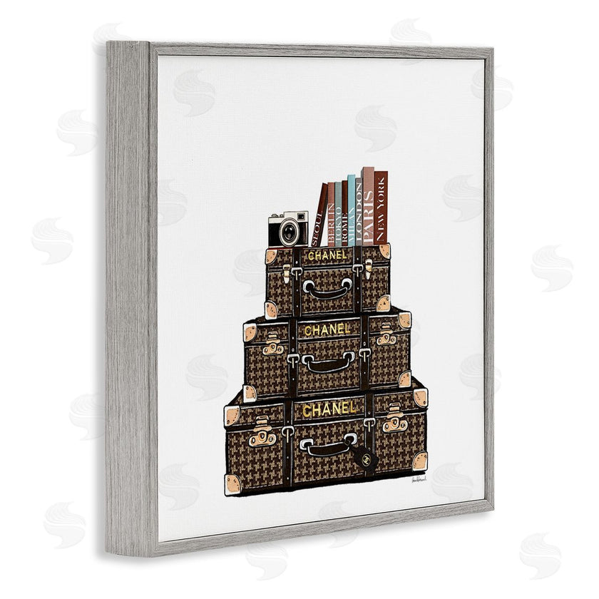 Amanda Greenwood | Piled Luxury Suitcases