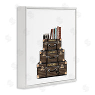 Amanda Greenwood | Piled Luxury Suitcases