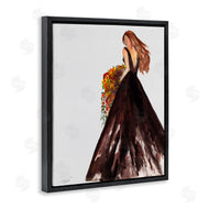 Texturetones | Ballgown Woman with Flowers