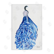 Texturetones | Chic Blue Fluttering Dress