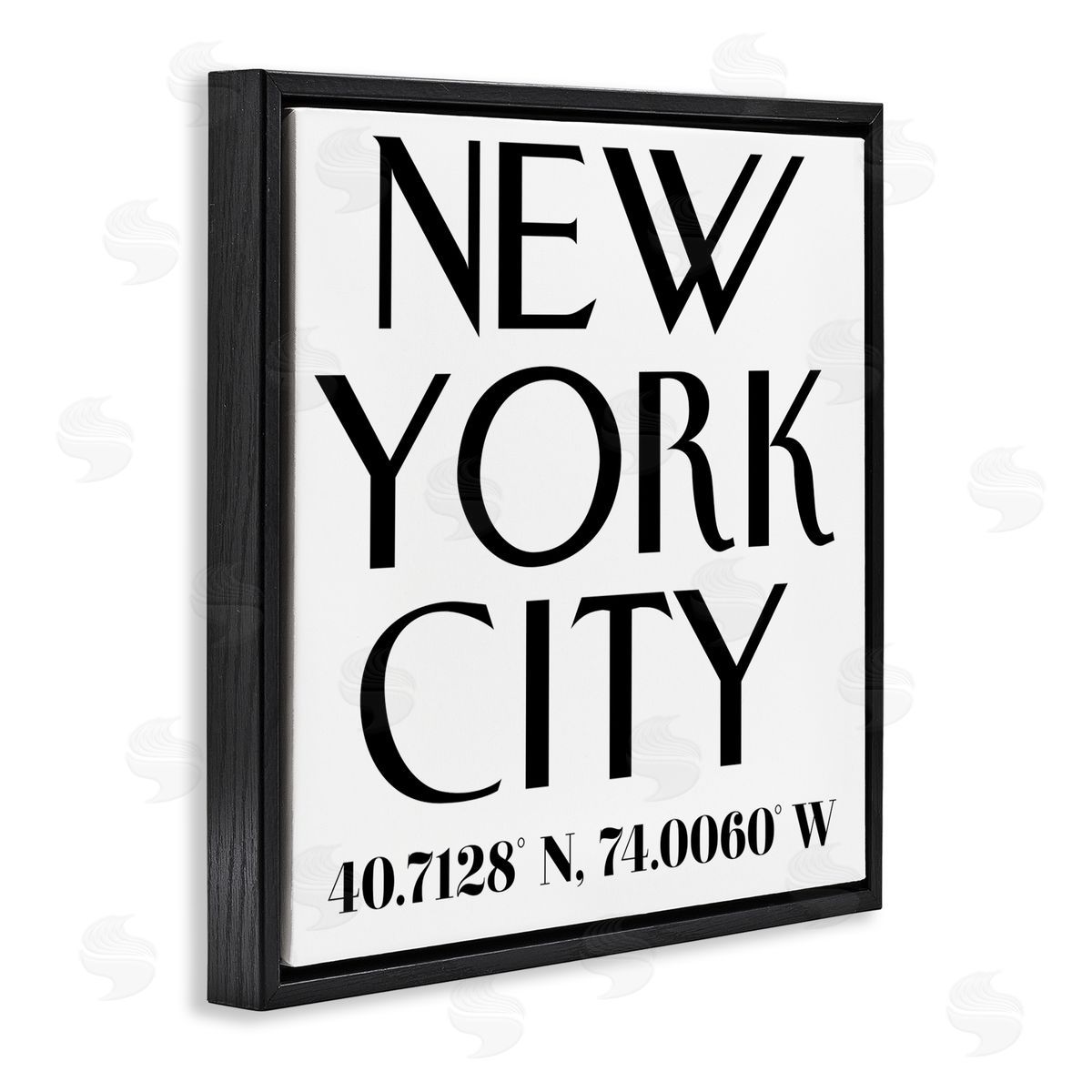 Annabelle Hall Urban NYC Coordinates Canvas Wall Art Print