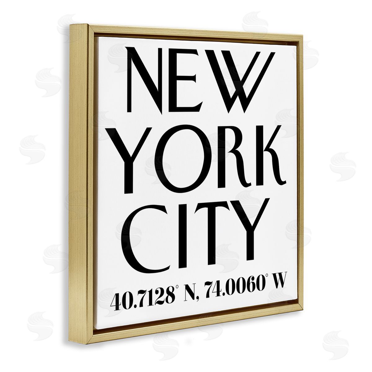 Annabelle Hall Urban NYC Coordinates Canvas Wall Art Print