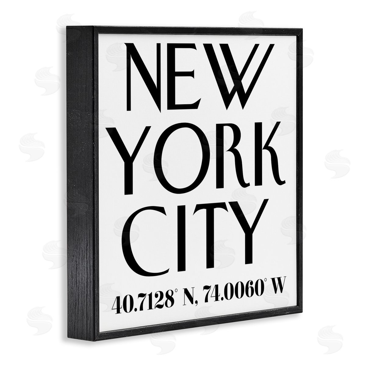 Annabelle Hall Urban NYC Coordinates Canvas Wall Art Print