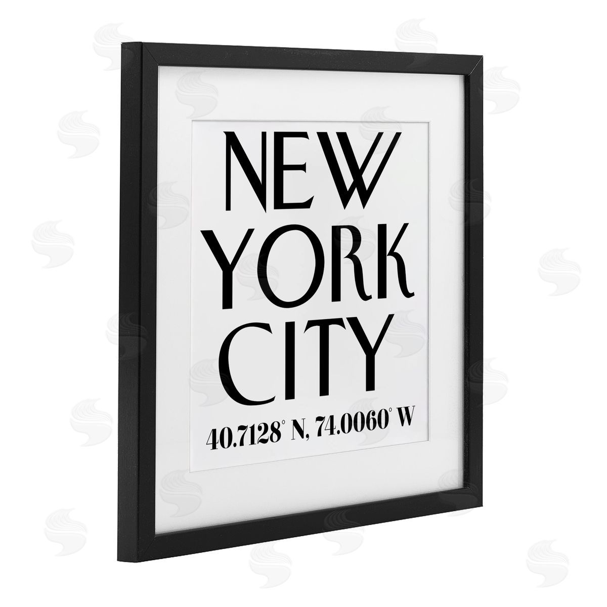Annabelle Hall Urban NYC Coordinates Canvas Wall Art Print