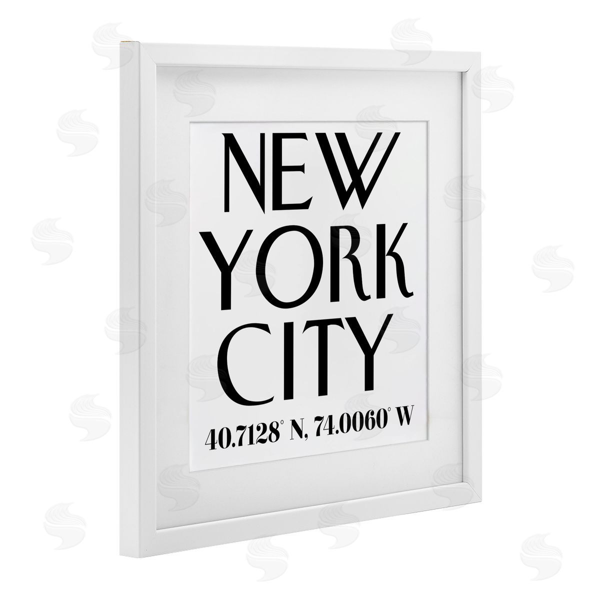 Annabelle Hall Urban NYC Coordinates Canvas Wall Art Print
