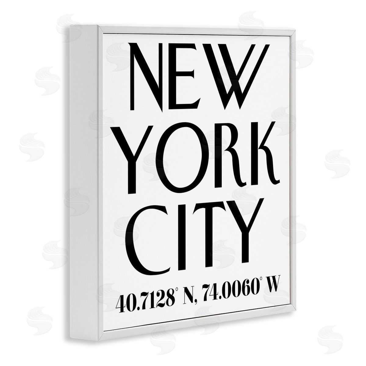 Annabelle Hall Urban NYC Coordinates Canvas Wall Art Print