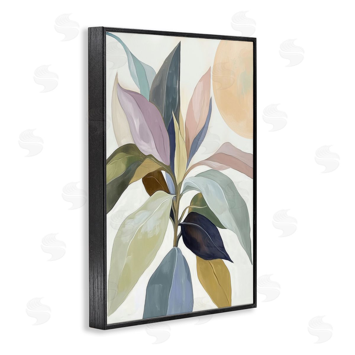 Annabelle Hall You & The Moon Leaves Canvas Wall Art Print