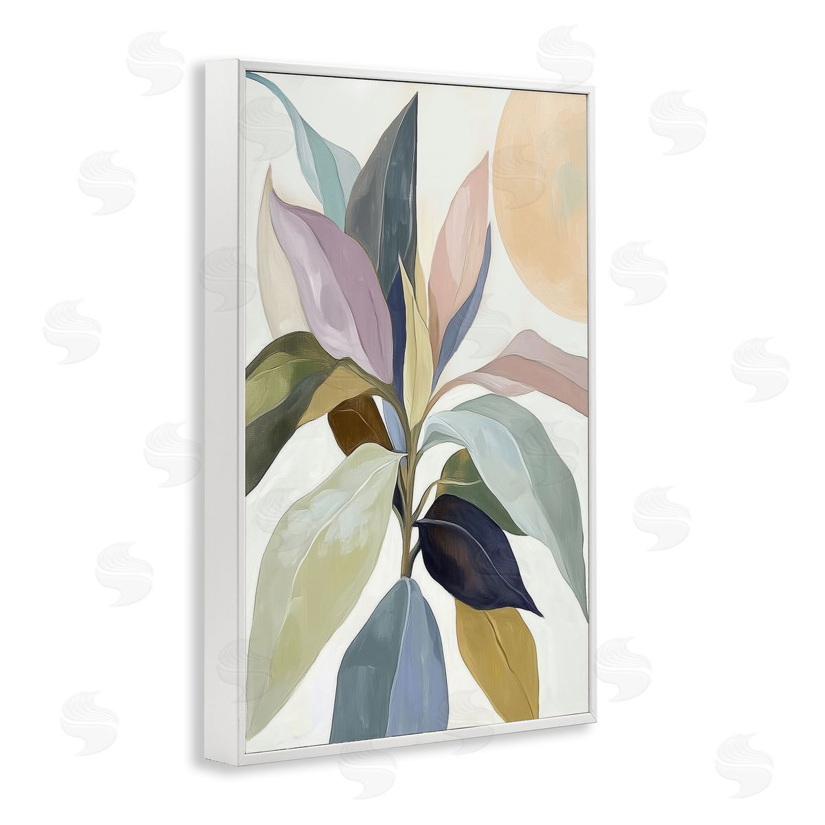 Annabelle Hall You & The Moon Leaves Canvas Wall Art Print