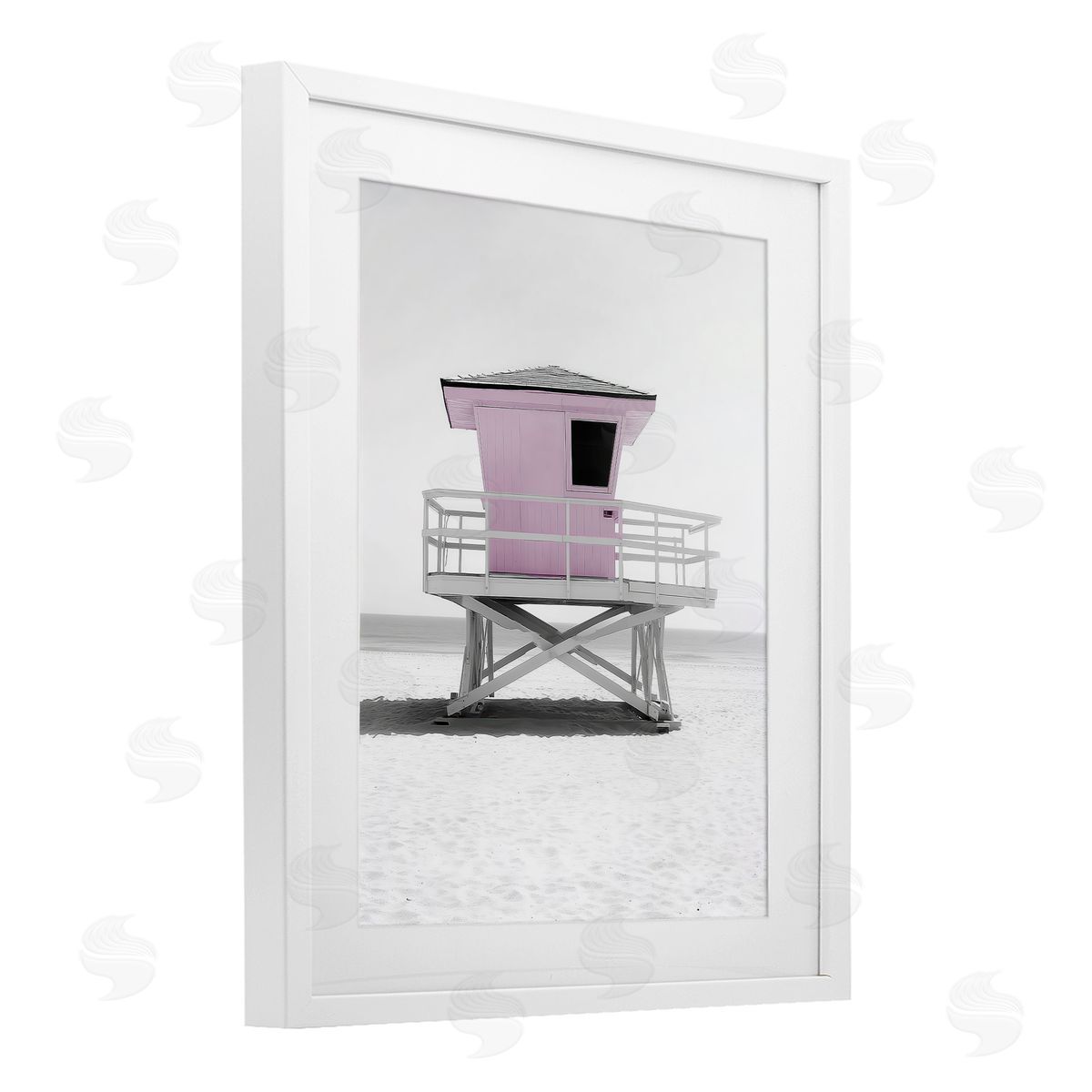 Annabelle Hall Lifeguard Station Candy Canvas Wall Art Print