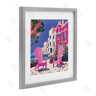 Annabelle Hall | Beach Chair Meetup in Pink