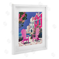 Annabelle Hall | Beach Chair Meetup in Pink
