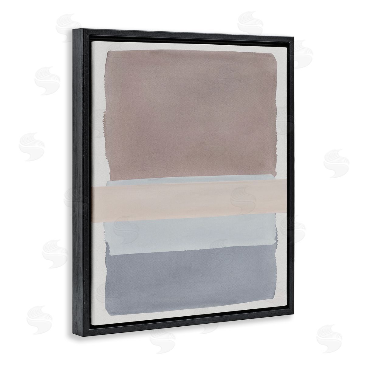 Nina Jacobs Fun with Blues & Browns Canvas Wall Art Print