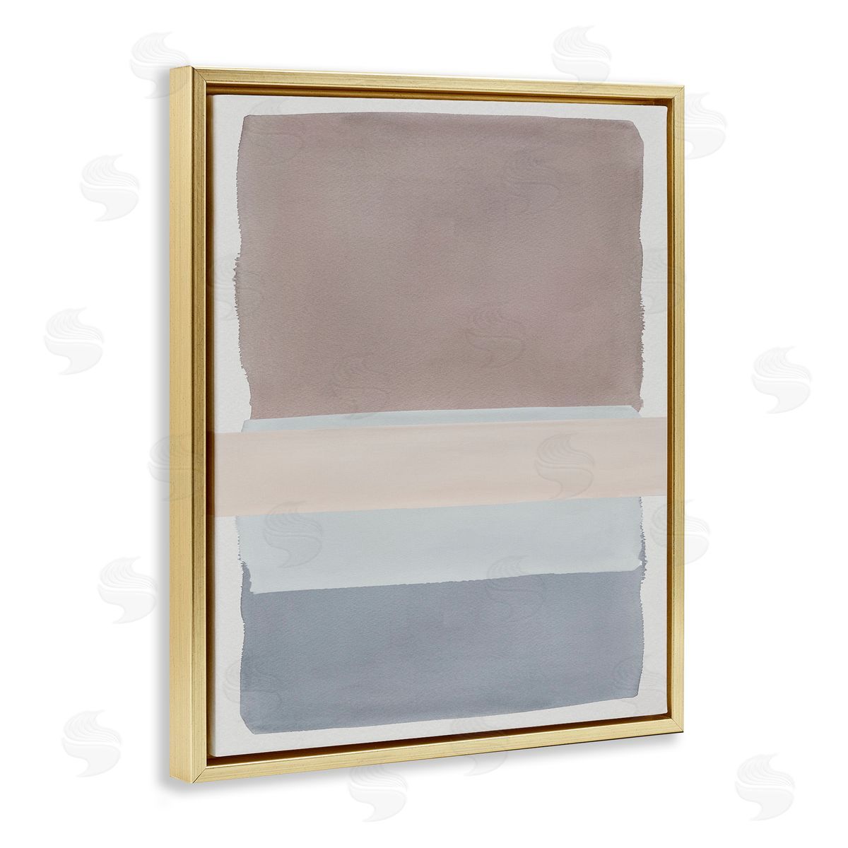 Nina Jacobs Fun with Blues & Browns Canvas Wall Art Print